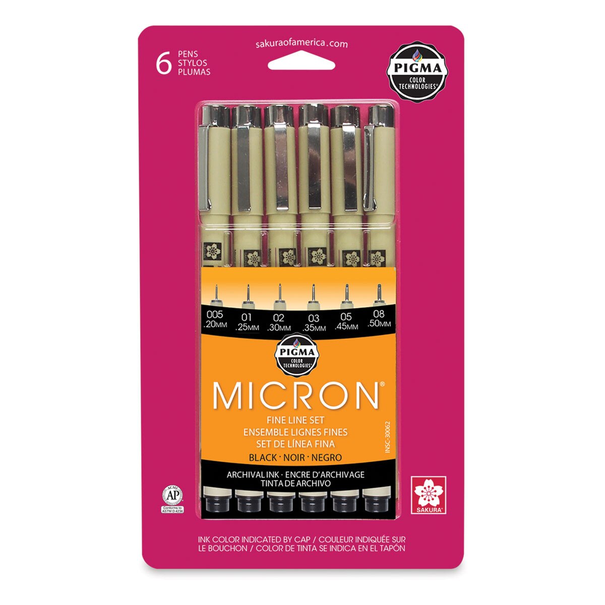Micron Pens 6 Pack